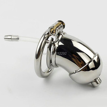 NEW Male Chastity Device Sex Penis Lock Anti-Erection Cock Cage With Removable Urethral Sounds Catheter Spiked Ring Sex Toys 2024 - buy cheap