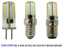 Lâmpada de led regulável, cristal, g5.3 e11, e12, e14, e17, ba15d, 220v, 110v, g4, 110v, g9, b15, g5.3 110v, e11, 110v 2024 - compre barato