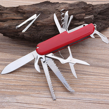 11 IN 1 Multifunctional Swiss Folding Knife Stainless Steel Army Knives Pocket Hunting Outdoor Camping Survival EDC Knife Tool 2024 - buy cheap