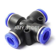 10mm to 10mm 4 Way Splitter Push in Connector Pneumatic Quick Fittings 2024 - buy cheap