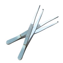20pcs Toothed Hook Dental Tweezers Stainless Steel Dentist Forceps Dentist Nursing Staff Surgical Medical Health Care Tool 2024 - buy cheap