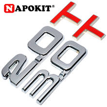 HOT Car 3D Metal 2.0 3.0 2.0T 3.0T T Logo Sticker Emblem Badge Decals for Mazda KIA Renault TOYOTA BMW Ford Focus Car Styling 2024 - buy cheap