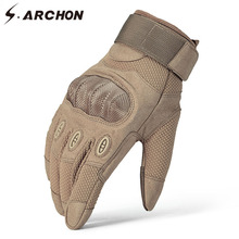 S.ARCHON-guantes tácticos militares SWAT para hombre, manoplas cálidas de nudillo para tiro, guantes de combate de fuerza especial, guantes del ejército Airsoft 2024 - compra barato