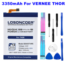 LOSONCOER 3350mAh SD435774PE Battery for Vernee Thor Battery Mobile Phone Replacement Batteries 2024 - buy cheap