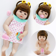 Bonecas reborn bebê, linda boneca baby reborn, 23'57cm, silicone de vinil, brinquedo para crianças, presente para crianças 2024 - compre barato