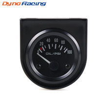 Oil press gauge 2" 52mm Universal 0-100 Psi Auto Oil pressure gauge with sensor white led Car meter 2024 - buy cheap