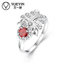 fashion silver plated ring for women inlaid Crystal wedding Bridal jewelry anel feminino Anniversary 2024 - buy cheap