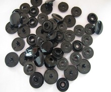 Бесплатная доставка, 20 комплектов, пластиковые кнопки T3 (10,7 мм) KAM B5 для шитья, черный цвет 2024 - купить недорого