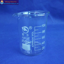 Vaso de vidrio de 100ml, vaso medidor de laboratorio de 100ml, 1 ud. 2024 - compra barato