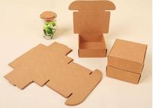 100pcs Cheap Kraft gift packaging cardboard paper box,small natural handmade soap kraft craft box,kraft carton paper box 2024 - buy cheap