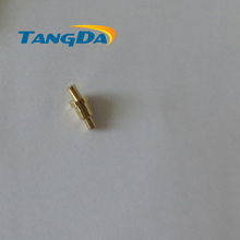 Tangda dhl/ems d2 * 3.5mm + 2mm cauda 1k peça conector de pino pogo mola de bateria 1p através do furo 1,2a 2024 - compre barato