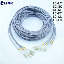 30mtr 4 core Armored fiber patchcords SC LC FC ST UPC APC Multimode 4 fibers Armored optical fibre jumper cable ELINK ftth 30M 2024 - buy cheap