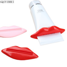 GQIYIBBEI 2 pcs Creative Red Lips Toothpaste Squeeze Multi-purpose Extrusion Device Toothpaste Gels Cream Lotion Squeezer 2024 - buy cheap