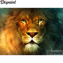 Pintura descartável/broca redonda 5d faça você mesmo pintura "animal leão cenário" 3d bordado ponto cruz decoração do lar presente a10922 2024 - compre barato