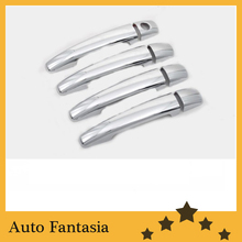 Flexible chrome trim Chrome Door Handle Cover for Citroen C4 Sedan / Coupe-Free Shipping 2024 - buy cheap