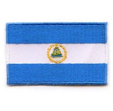 2.5",area over 80%,6189,Nicaragua,100pcs/bag,MOQ50pcs,emb patch,merrow & flat broder,iron on backing,free shipping by Post 2024 - buy cheap