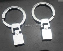 DIY Accessories 50pcs/lot silver key chain Connector Clasp fit for 8mm leather wristband 2024 - buy cheap