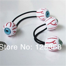 Free Shipping,2018 New Wholesale 12pcs/lot Hair Accessaries Cartoon Eyes Balls Hair Bands Elastic Ropes Ties Ponytail Holder 2024 - buy cheap