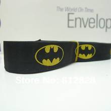 7/8'' 22mm Wide Batman Black Tone Woven Jacquard Ribbon For Dog Collar  Free Shipping 2024 - buy cheap