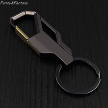 Fancy&Fantasy Cool Design Personalised Luxury Keychain Stainless Steel Metal Luxury  Car Keychain  Decoration Jewelry For Men 2024 - buy cheap