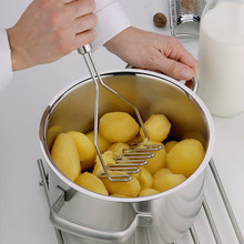 Инструмент для приготовления картофеля из нержавеющей стали с ручкой 2024 - купить недорого