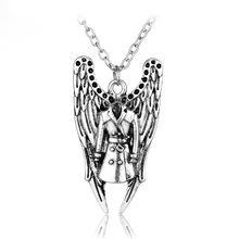 HEYu модные аксессуары, тибетская антикварная супернатуральная Кастиэль, Очаровательное ожерелье на цепочке, ожерелье с крыльями ангела 2024 - купить недорого