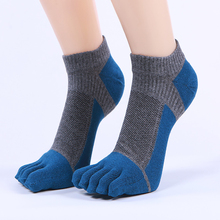 3Pairs Men Socks High Quality Cotton Five Finger Socks Casual Toe Socks Breathable Calcetines Ankle Fashion Socks 2024 - buy cheap