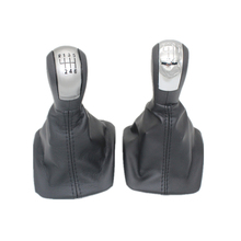 Manopla de câmbio e bota de couro, para skoda octavia a5 mk2 1z5 sedan & combinado 2004 2005 2006 2007 2008, 5/6 2024 - compre barato