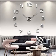 3d Luminous Real Big Wall Clock Rushed Mirror Sticker Diy Living Room Home Decor Fashion Watches  Quartz Large 2024 - buy cheap