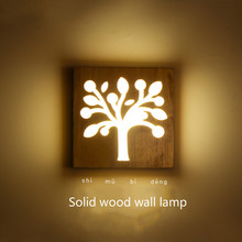 Madeira maciça lâmpada de parede moderna breve decoração lâmpada led de madeira quarto lâmpada cabeceira lâmpadas estilo japonês 2024 - compre barato