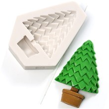 Molde de silicona de la serie navideña, herramienta para pastel de Fondant, Chocolate, J105 2024 - compra barato