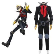 Cosplaydiy аниме Persona 5 Ryuji Sakamoto Косплей Костюм P5 Взрослый мужской костюм для Хэллоуина L320 2024 - купить недорого