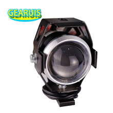 Headlight Motorcycle U5 10W LED 3000LM Waterproof Driving Spot Head Lamp Fog Light Switch Moto Accessories 12V 6000K 2024 - buy cheap