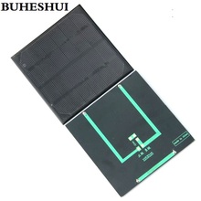 BUHESHUI 2W 6V Solar Cell Monocrystaline Solar Panel Solar Module DIY Solar Charger 115*115*3MM  High Efficiency Free Shipping 2024 - buy cheap