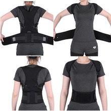 Therapy Back Support Posture Corrector Belt Breathable Adjustable Shoulder Support Lumbar Braces Back Brace Belt Corrector B002 2024 - buy cheap