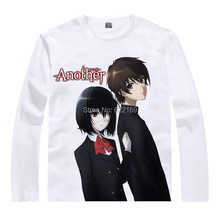 Another curious Mei Misaki Cosplay Costumes T Shirt Men's Japanese Famous Anime T-shirt Unique Gift Camisetas Masculina 2024 - buy cheap