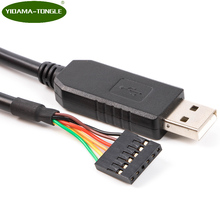 FTDI USB to 3.3v TTL UART Serial Cable, 6 Way 0.1" Pitch 2.54mm Connector, 1.8m, TTL-232R-3V3-WE Compatible 2024 - buy cheap