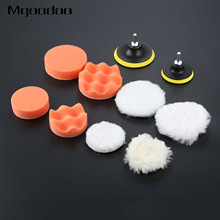 6Pcs 3/4inch High Gross Car Polishing Waxing Buffing Pads Kit For Auto Car Cleaning Wash Polisher +M10 Thread Drill 2024 - buy cheap