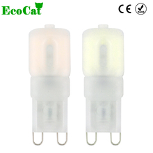 ECO CAT Dimmable AC 220V 230V 240V 5w G9 lamp Led bulb SMD 2835 3014 LED milky g9 light Replace 25w halogen lamp for Chandelier 2024 - buy cheap