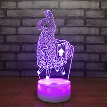 Game Cute Chug Jug Scar Default Girls Skins Cartoon 3D White Crackle Base Lamp 7 Colors Burst Led Night Lamp For Fan Best Gift 2024 - buy cheap