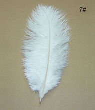 50pcs 30-35 cm / 12-14'' White color ostrich decorative plumes feather wedding table decoration centerpieces for bulk sale 2024 - buy cheap