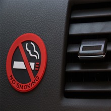Автомобильный стиль не курить автомобильные наклейки-логотипы для Hyundai Accent Azera Elantra Solaris Verna Santa Fe IX45 Sonata Tucson IX35 IX25 2024 - купить недорого