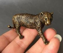 China's archaize pure brass tiger small statue #3 2024 - buy cheap