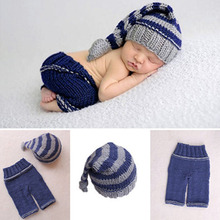 New 1Pc Newborn Baby Girls Boys Soft Crochet Knit Costume Photo Photography Prop Outfits Baby Kids Child Gifts 2024 - buy cheap