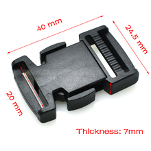 500pcs/pack 3/4"(20mm) Detach Buckle for Outdoor Sports Bags Students Bags Luggage 2024 - buy cheap