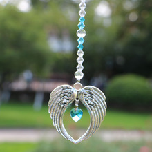 1PCS Crystal Butterfly Suncatcher Pendant Prisms Hanging Heart Pendulum Ornament Wedding Decor 2024 - buy cheap