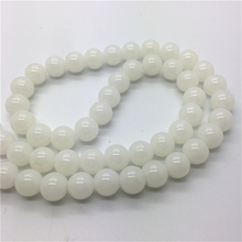 Cuentas redondas sueltas de cristal blanco para fabricación de joyas, abalorios para pulseras, pendientes, collares, 4, 6, 8 y 10mm, # YL0040 2024 - compra barato