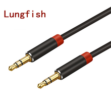 Cabo de áudio longo fish 3.5mm, cabo jack de áudio de 3.5mm, aux, para iphone, carro, fone de ouvido, alto falantes, aux cabo mp3/4 1m 1.5m 2m 3m 5 m 2024 - compre barato