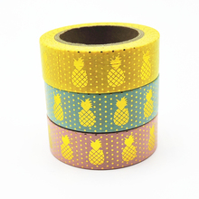 New Foil Washi Tape Scrapbooking Tools Cute Decorative   Japanese Stationery Washi Tapes Scrapbook Mask 2024 - buy cheap