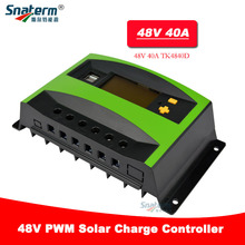 DC48V 40A High Quality TK4840D 48V 40Amps LCD Solar Charge Controller Regulator double USB output 40A Solar PV Battery Chargers 2024 - buy cheap